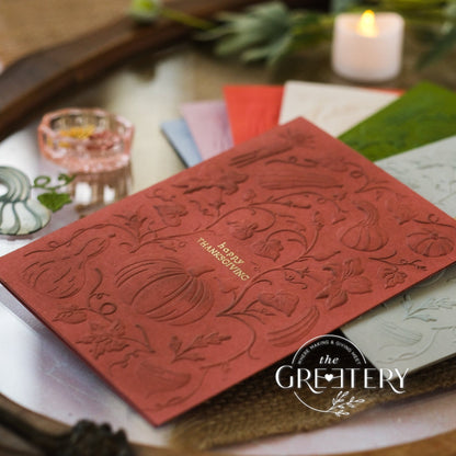 Hand-Picked Harvest Embossing Folder