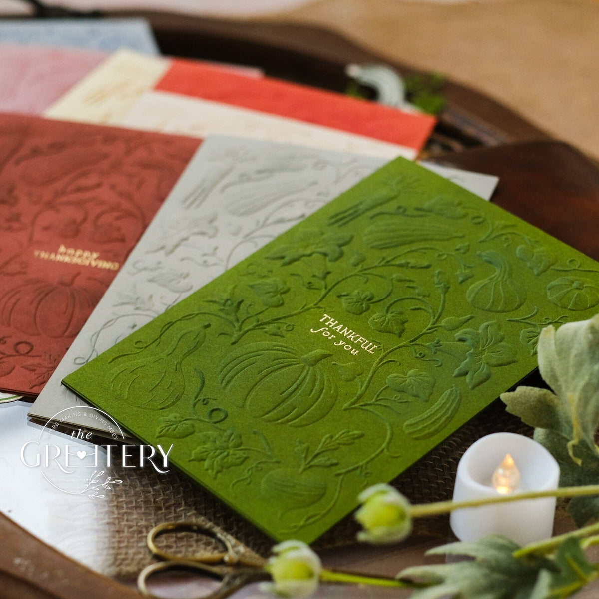 Hand-Picked Harvest Embossing Folder