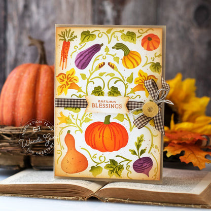 Hand-Picked Harvest Stencil