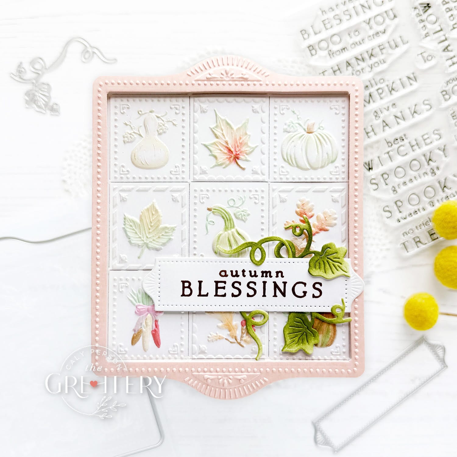 Simple Autumn Sentiments Stamp Set