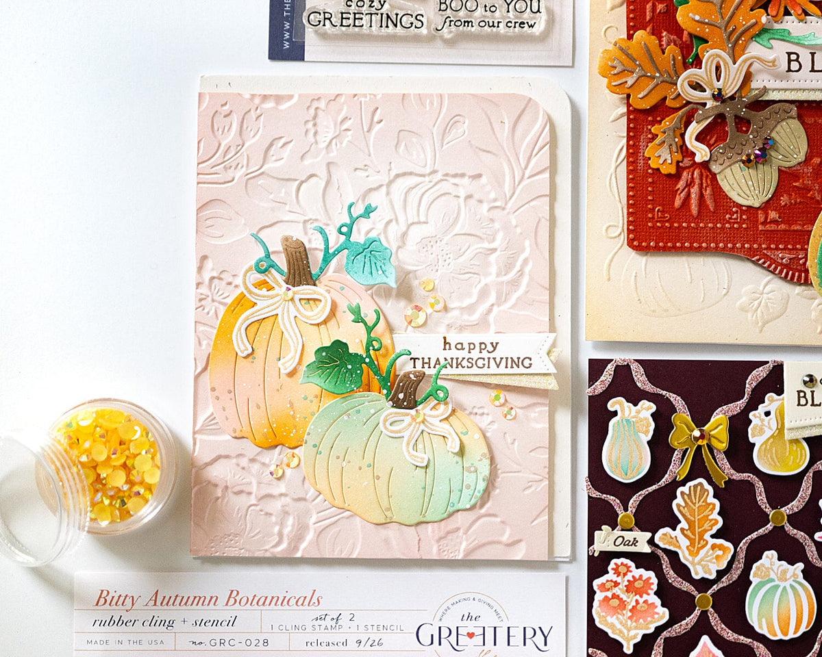 Bigger Autumn Botanicals Pumpkin 1 Die