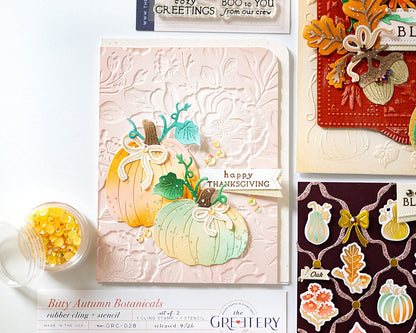 Bigger Autumn Botanicals Pumpkin 1 Die