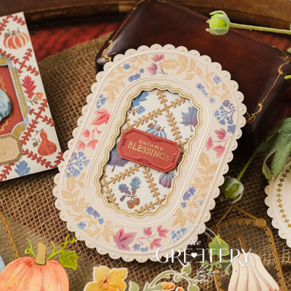 Bitty Autumn Botanicals Stamp + Stencil