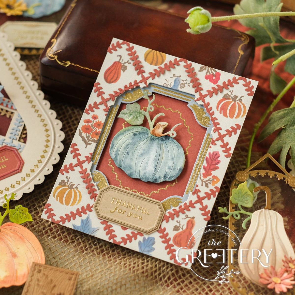 Bitty Autumn Botanicals Stamp + Stencil