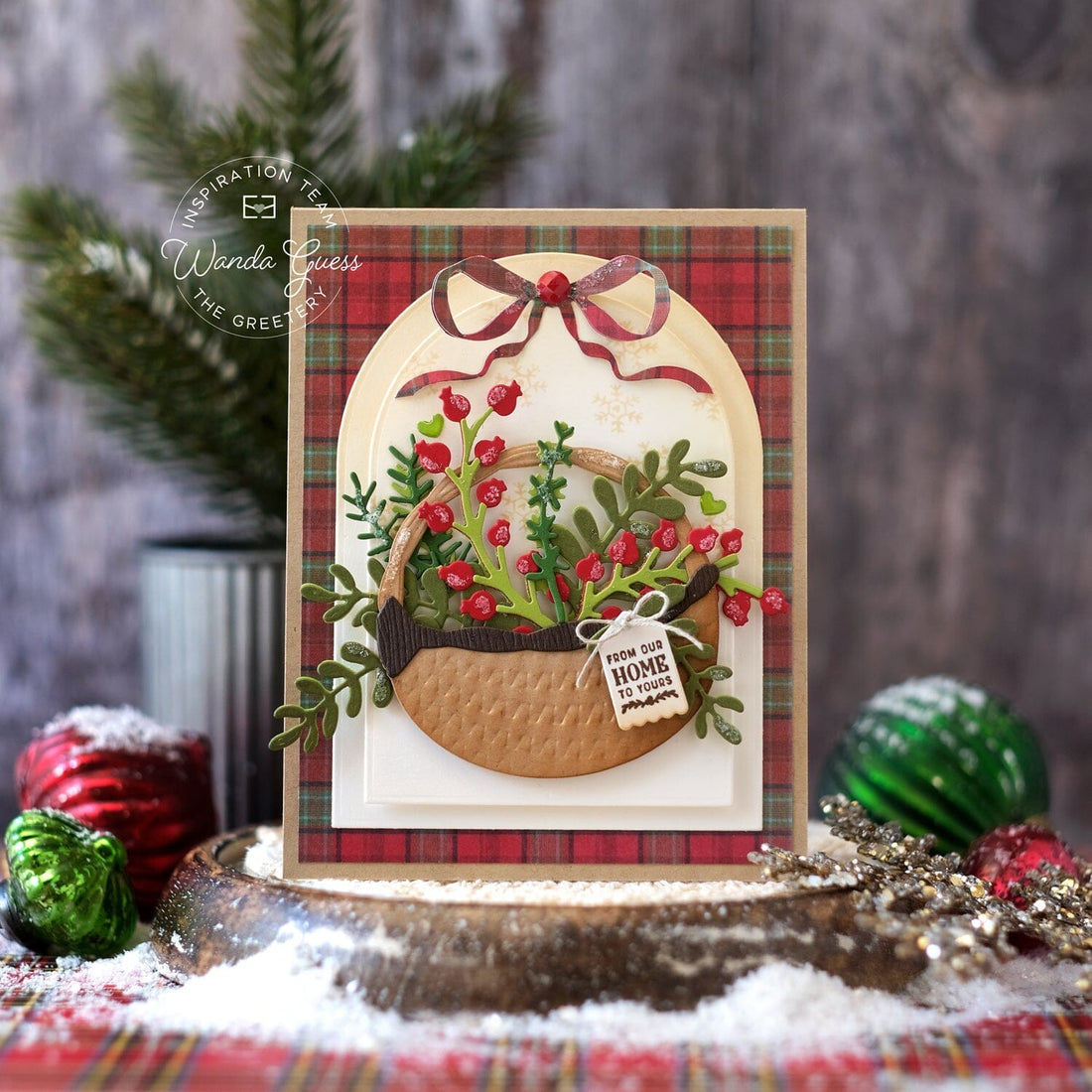 Brimming Baskets Embossing Folder