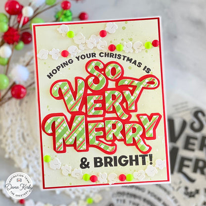 Plaid Tidings: Very Merry Stamp Set