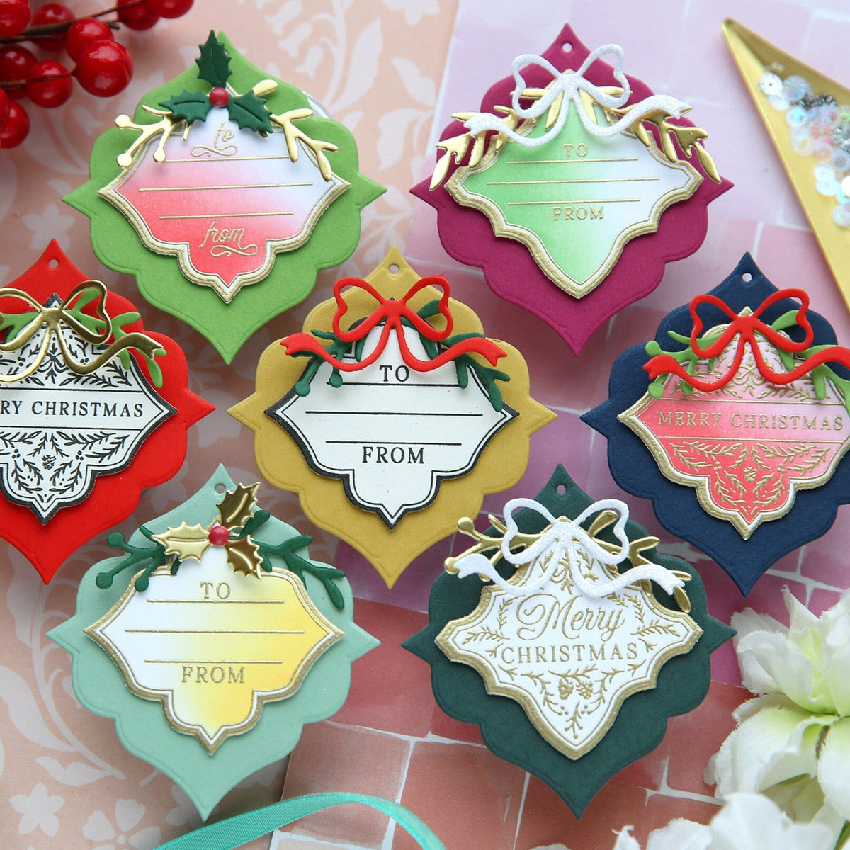 Inside & Out Holiday Tags Stamp – The Greetery
