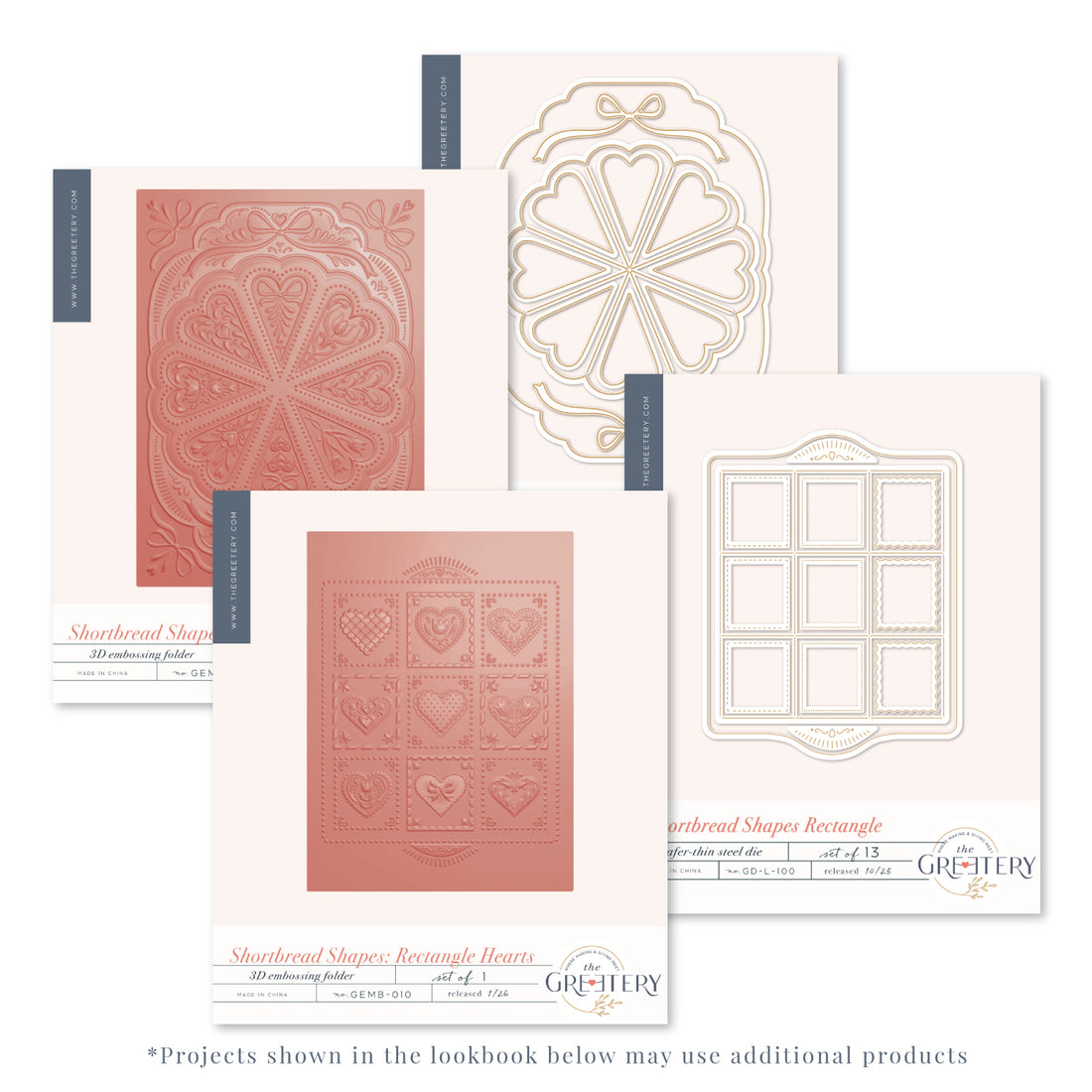 Shortbread Shapes Hearts Lookbook – The Greetery