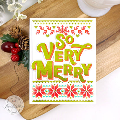 Plaid Tidings: Very Merry Stamp Set