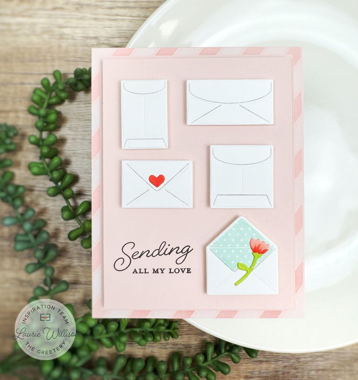 Sentiment Stamps Sent With Love Sentiments Stamp Set – The Greetery