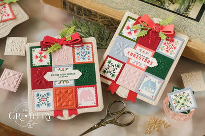 Shortbread Shapes: Rectangle Quilt Blocks Embossing Folder