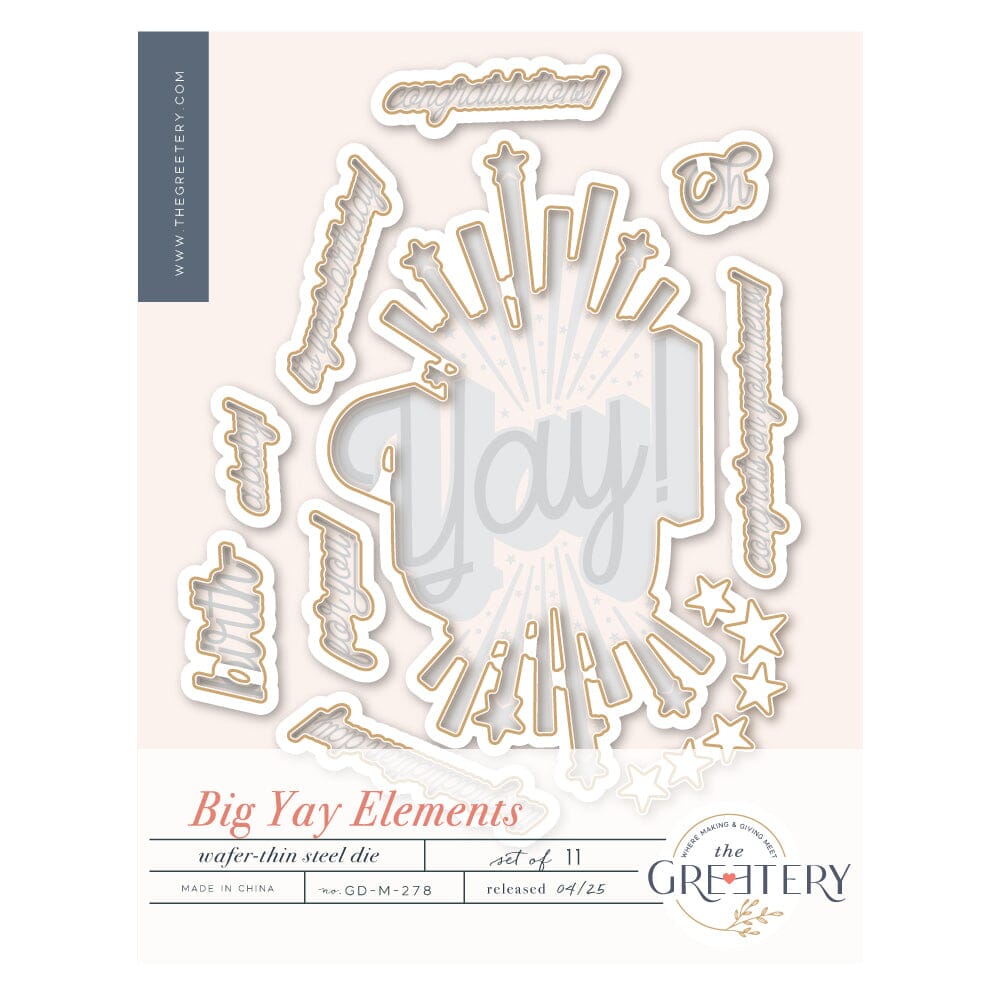Big Yay Elements Die
