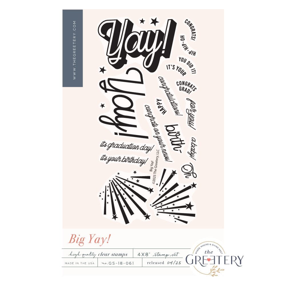 Big Yay Stamp Set