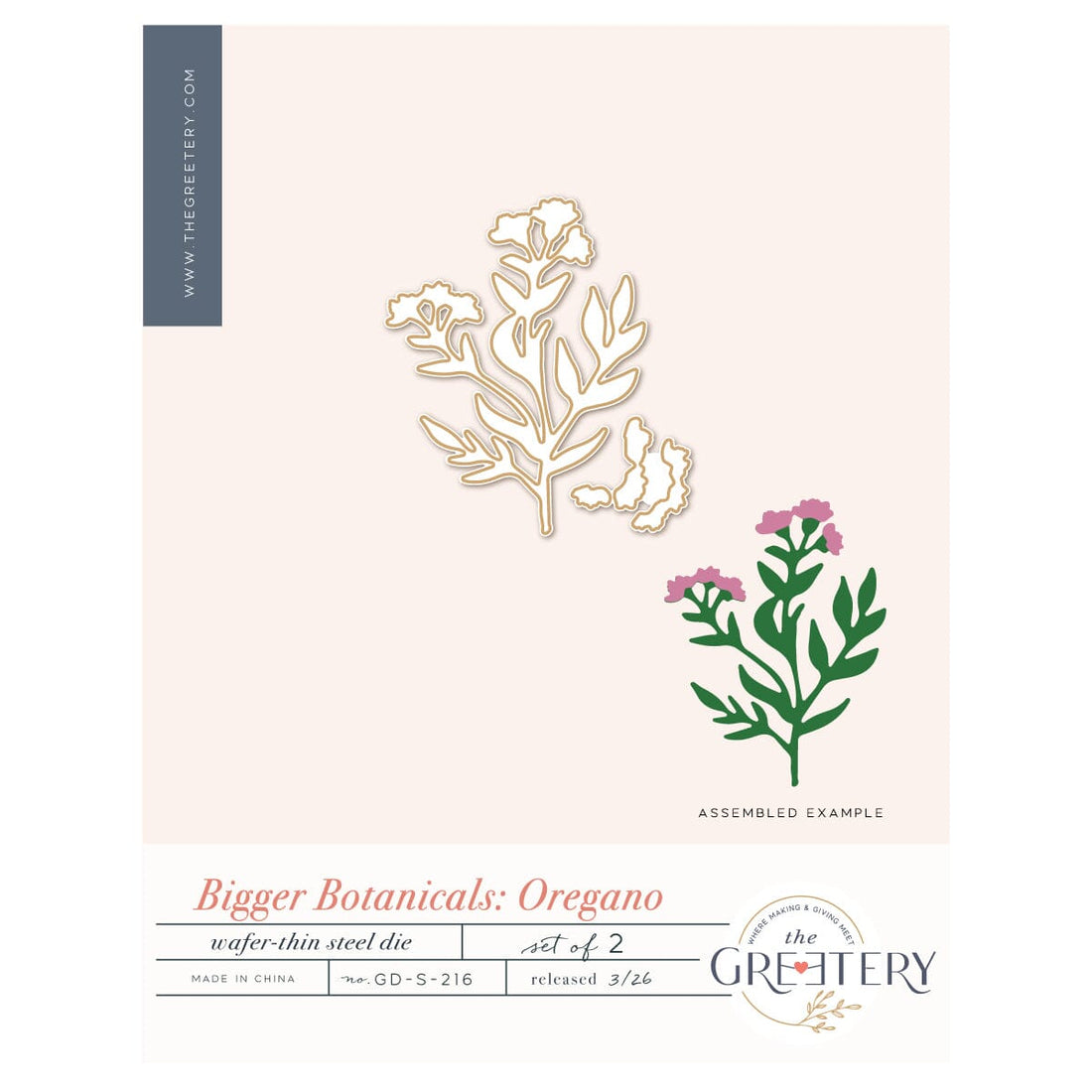 Bigger Botanicals: Oregano Die