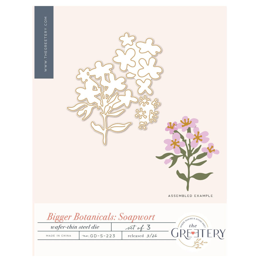 Bigger Botanicals: Soapwort Die