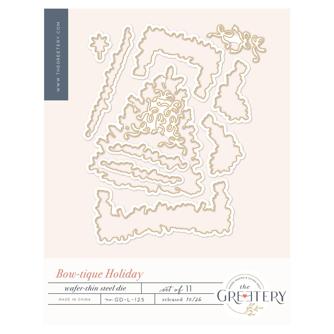 Bow-tique Holiday Die