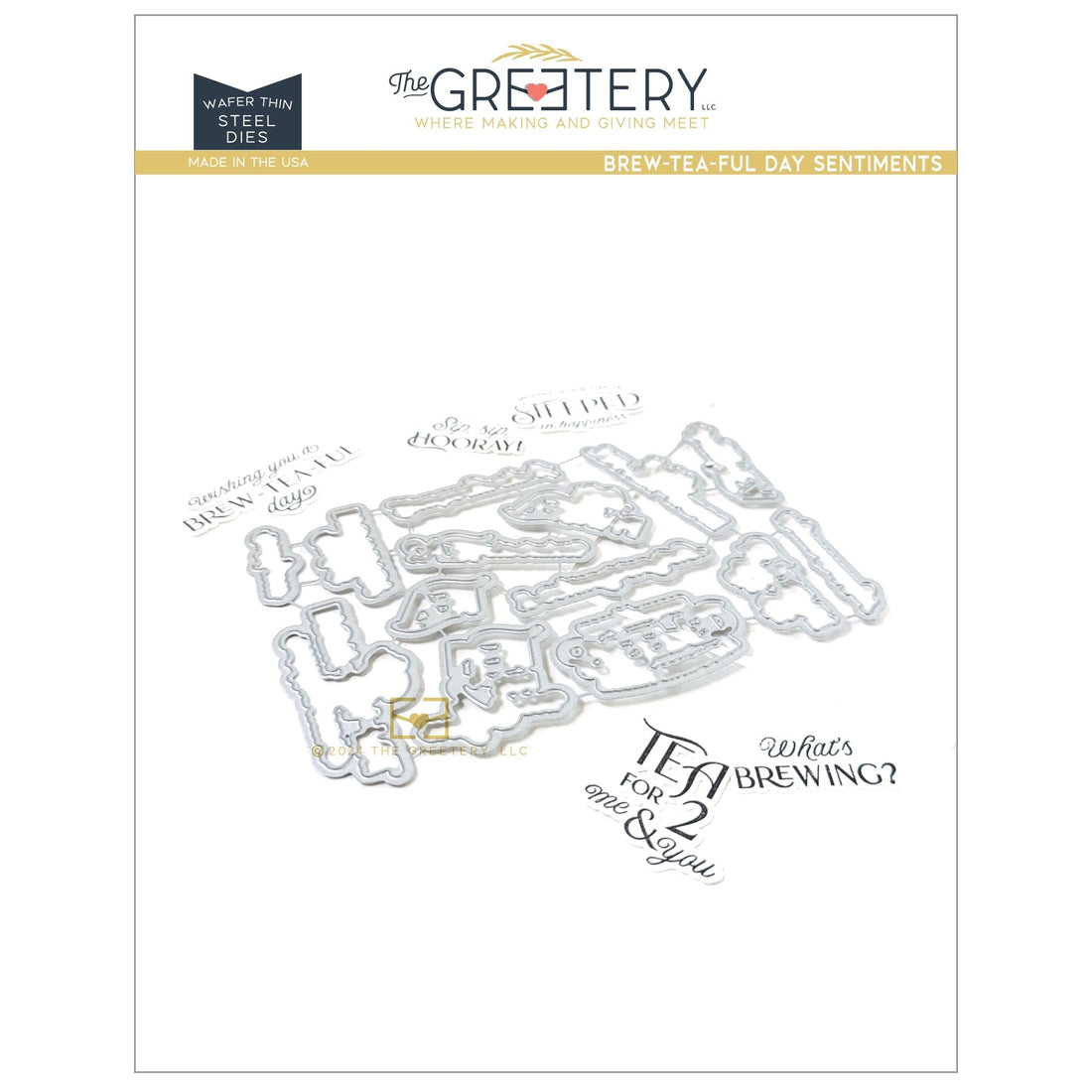 Brew-tea-ful Day Sentiments die