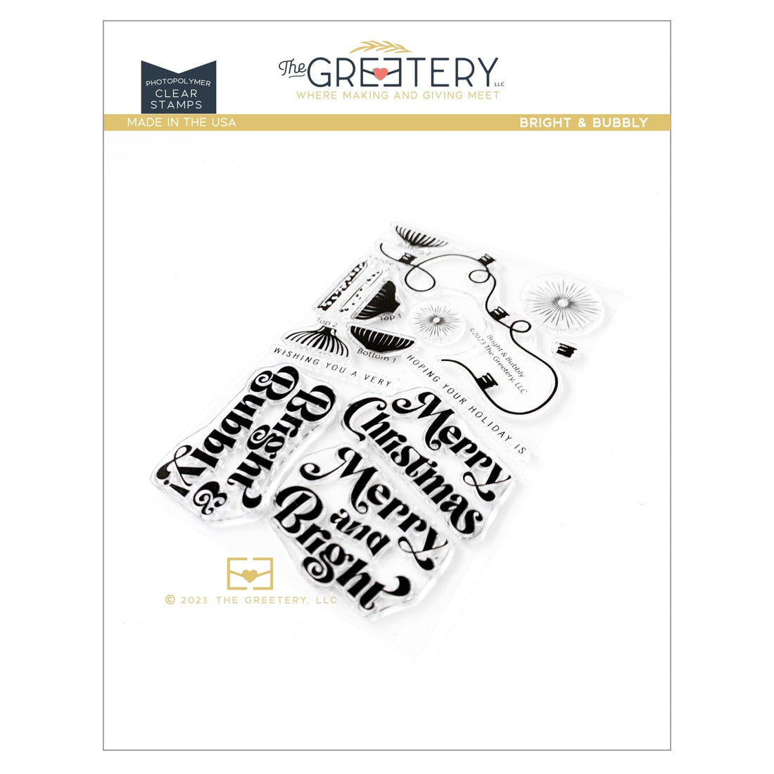Bright & Bubbly Stamp Set
