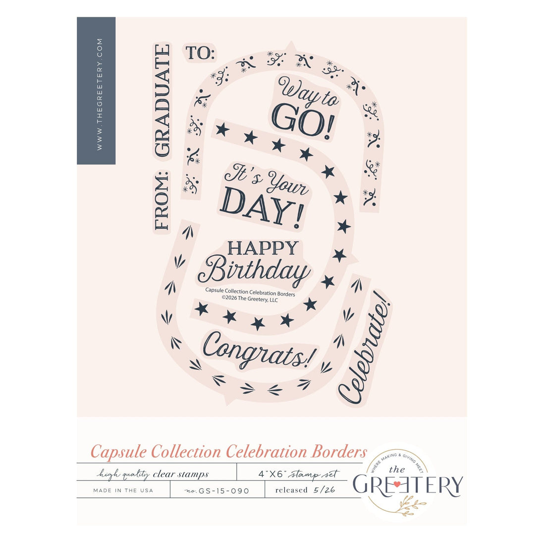 Capsule Collection Celebration Borders Stamp Set