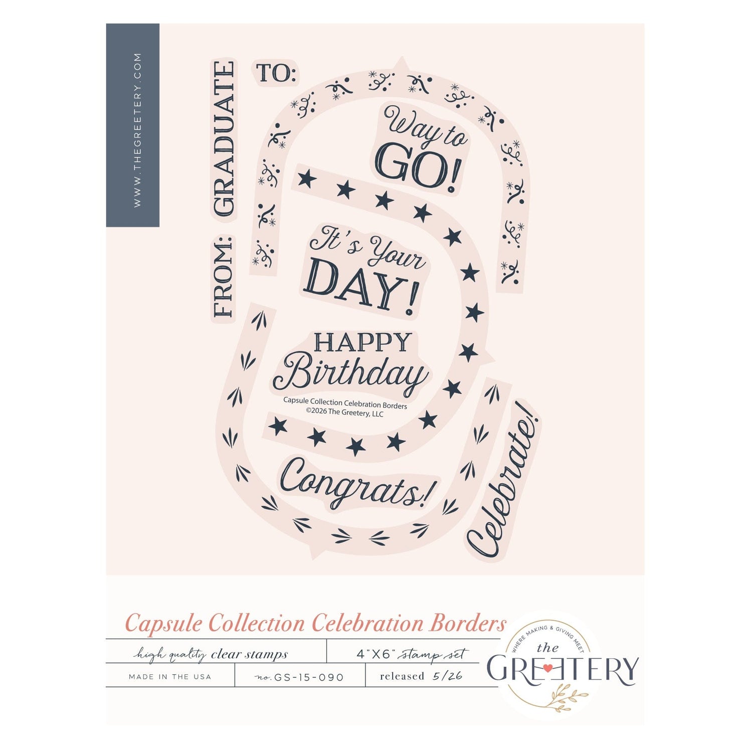 Capsule Collection Celebration Borders Stamp Set
