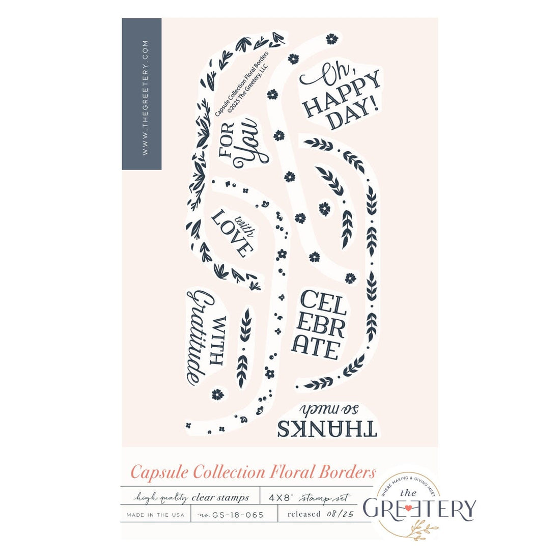 Capsule Collection Floral Borders Stamp Set