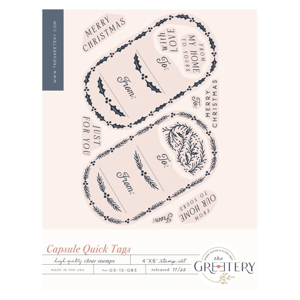 Capsule Quick Tags Stamp Set