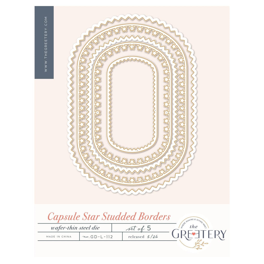 Capsule Star Studded Borders Die