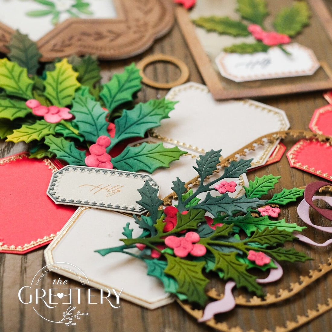 Bigger Holiday Botanicals: Holly 1 Die