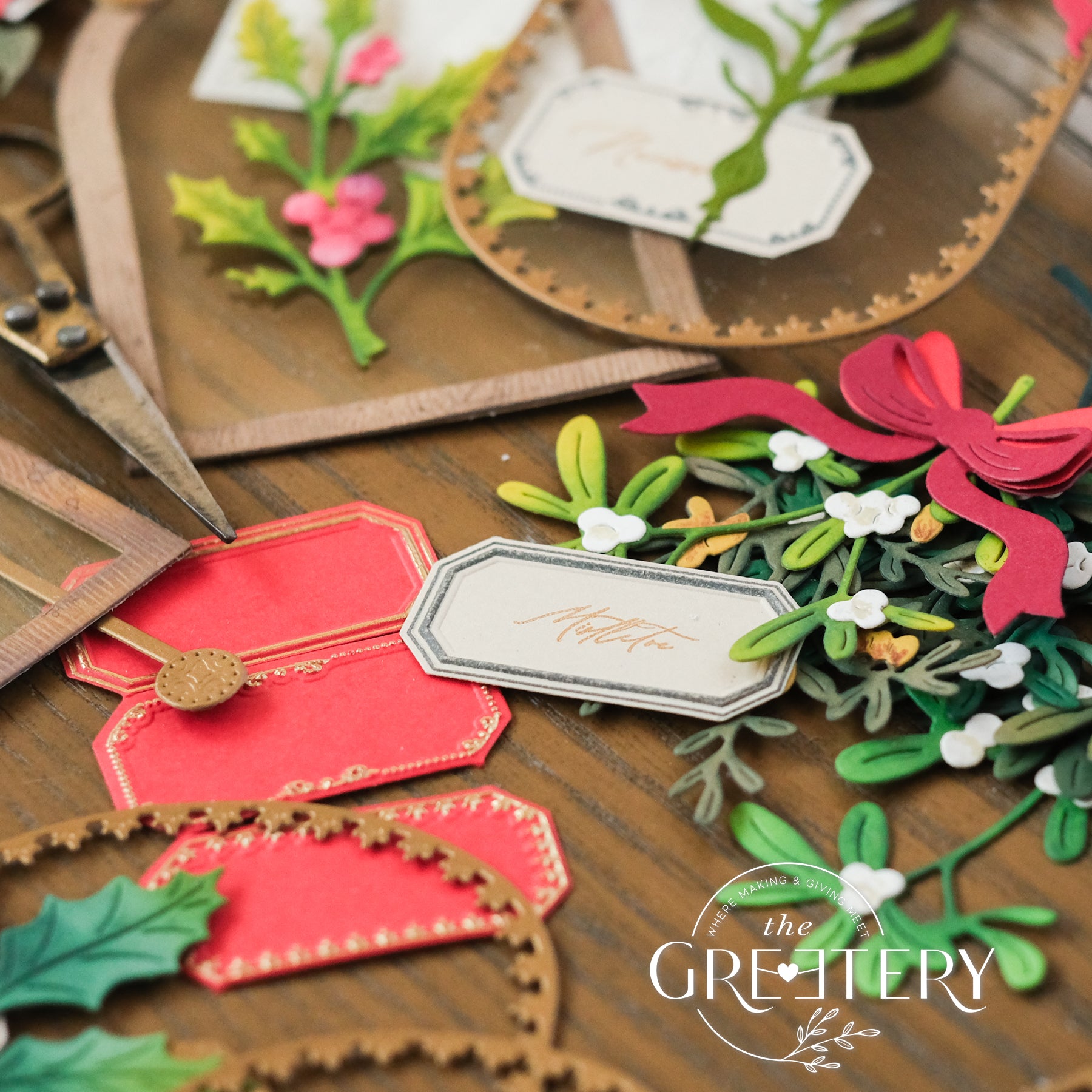 Winter Herbarium Labels Stamp Set