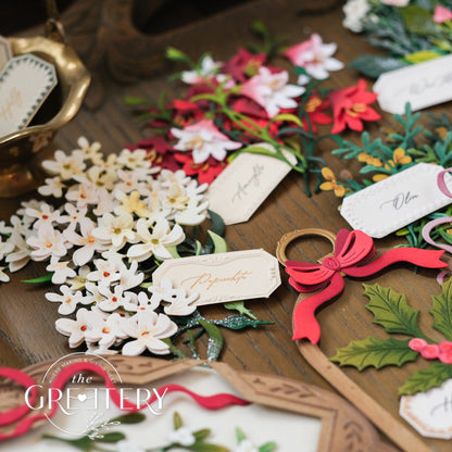 Winter Herbarium Labels Stamp Set