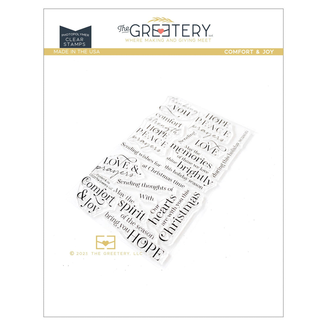 Comfort & Joy Stamp Set