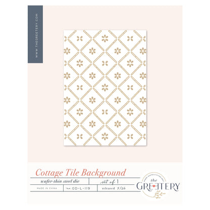 Cottage Tile Background Die