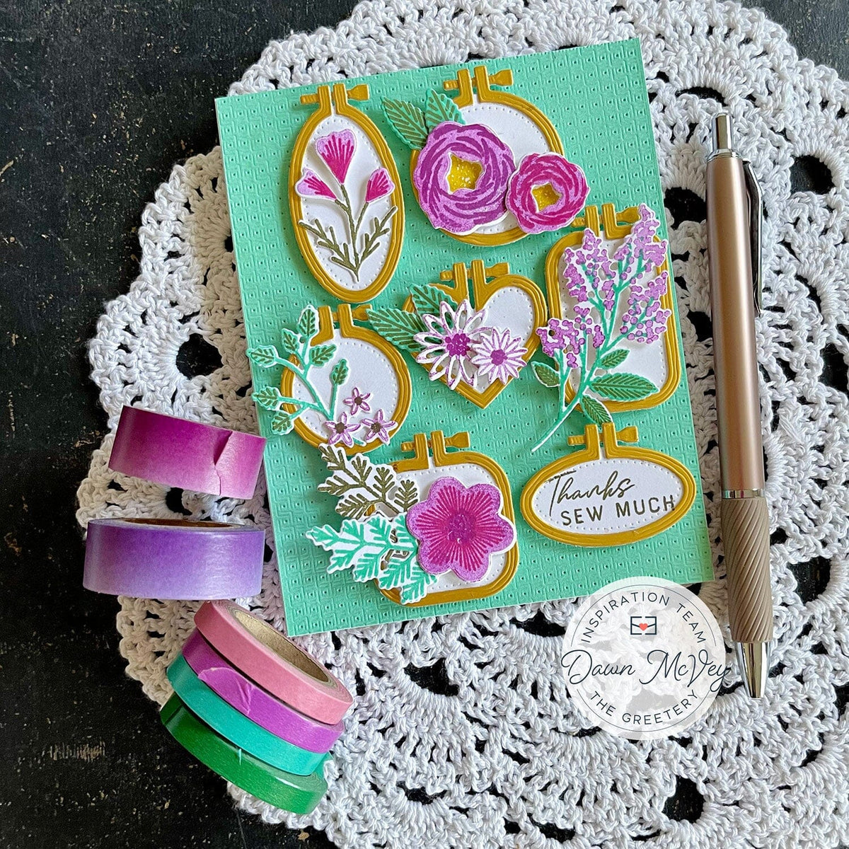 Sampler Stamp Floral Sampler Stamp Set – The Greetery