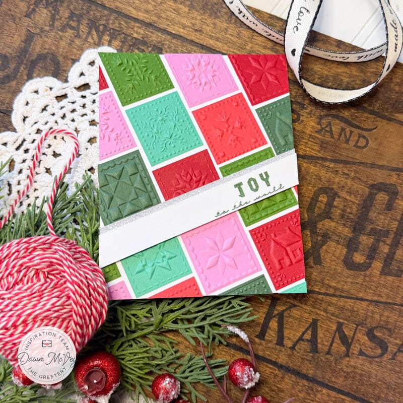 Shortbread Shapes: Rectangle Quilt Blocks Embossing Folder