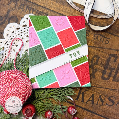 Shortbread Shapes: Rectangle Quilt Blocks Embossing Folder