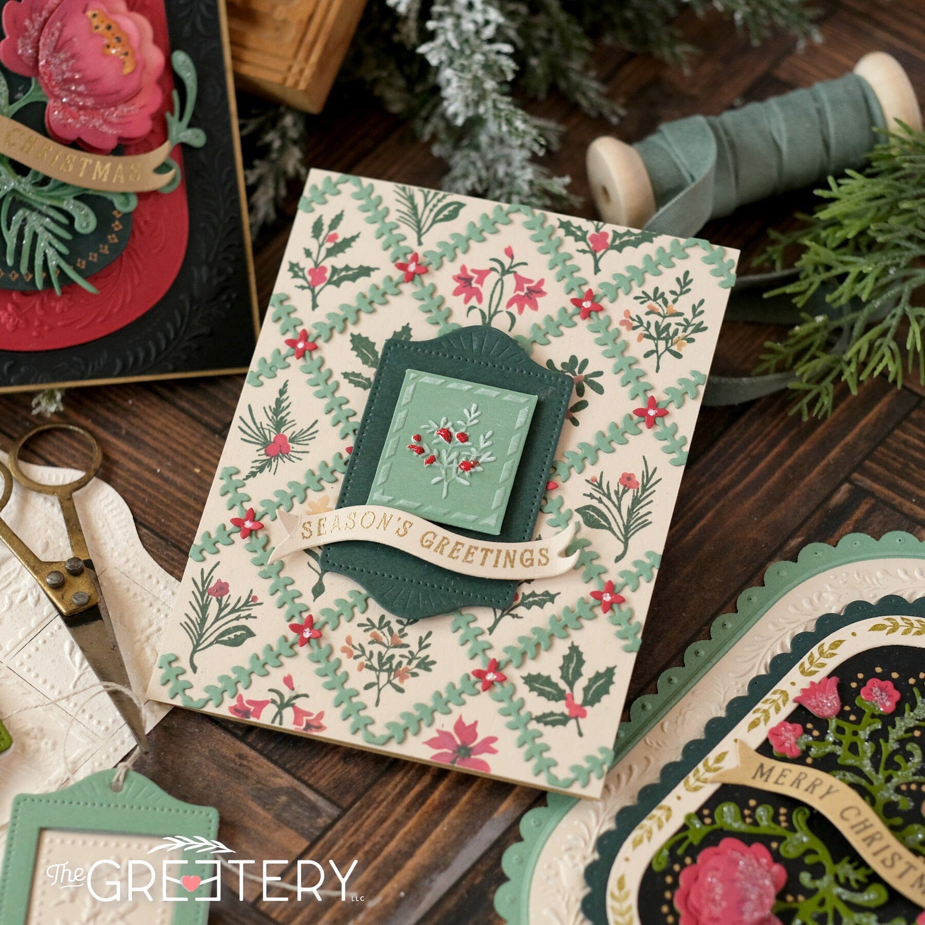 Bitty Holiday Botanicals Stamp + Stencil