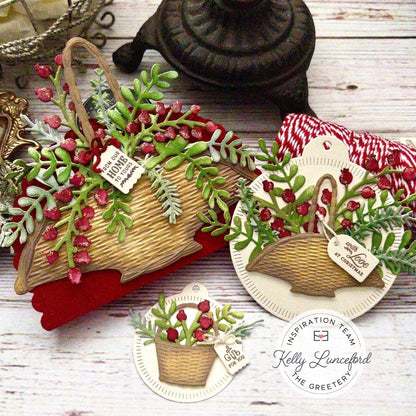 Brimming Baskets Embossing Folder