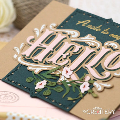 Flourished Phrases Hello Die