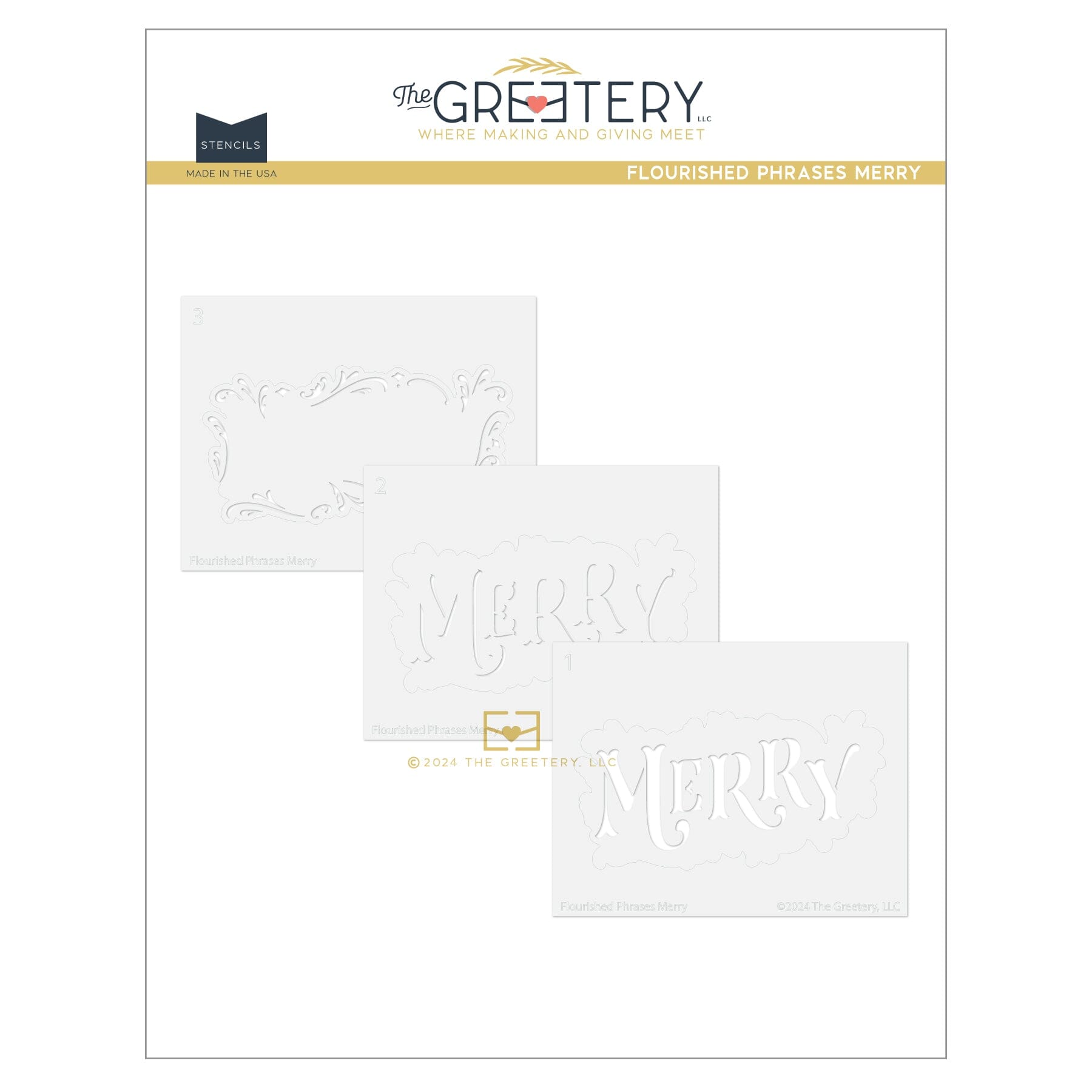 Flourished Phrases Merry Stencil – The Greetery flourished-phrases-merry-stencil-the-greetery