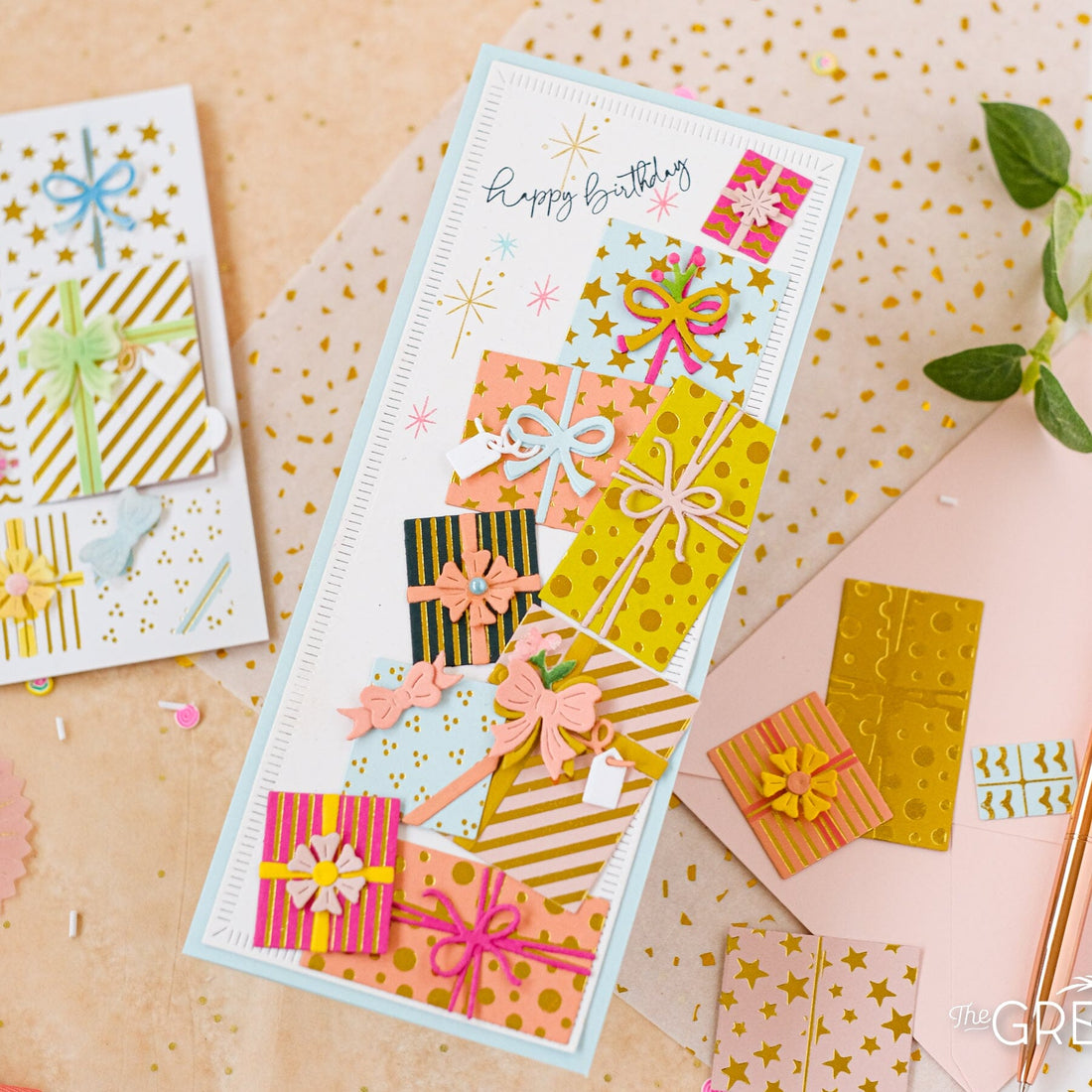 Gifts Galore Hot Foil + Stencil