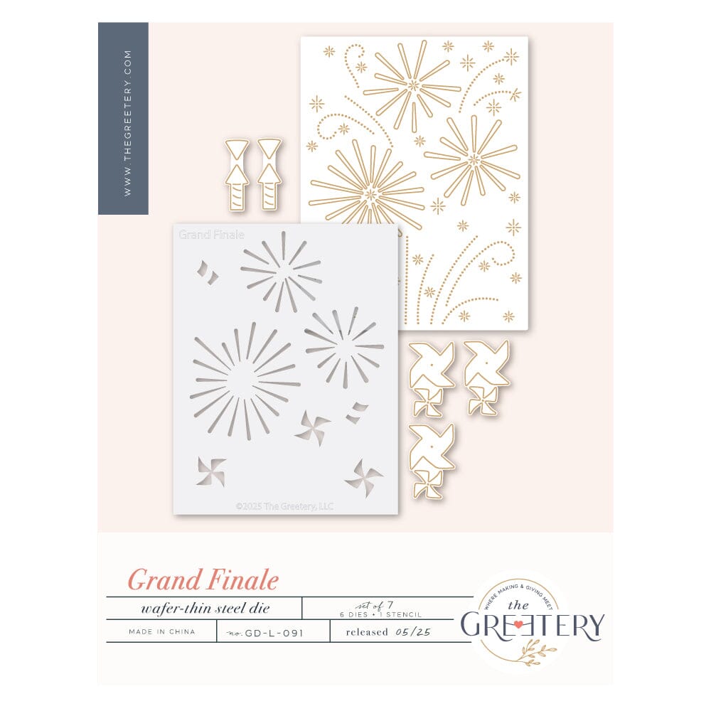Grand Finale Die + Stencil