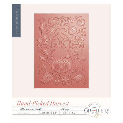 Hand-Picked Harvest Embossing Folder
