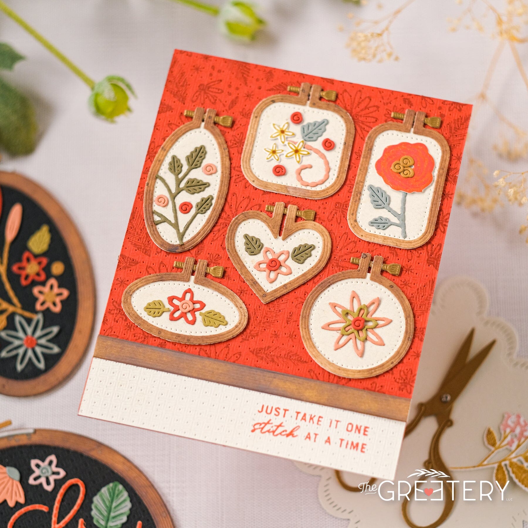 Bloom Anyway Floral Heart Embroidery Kit – Emily June