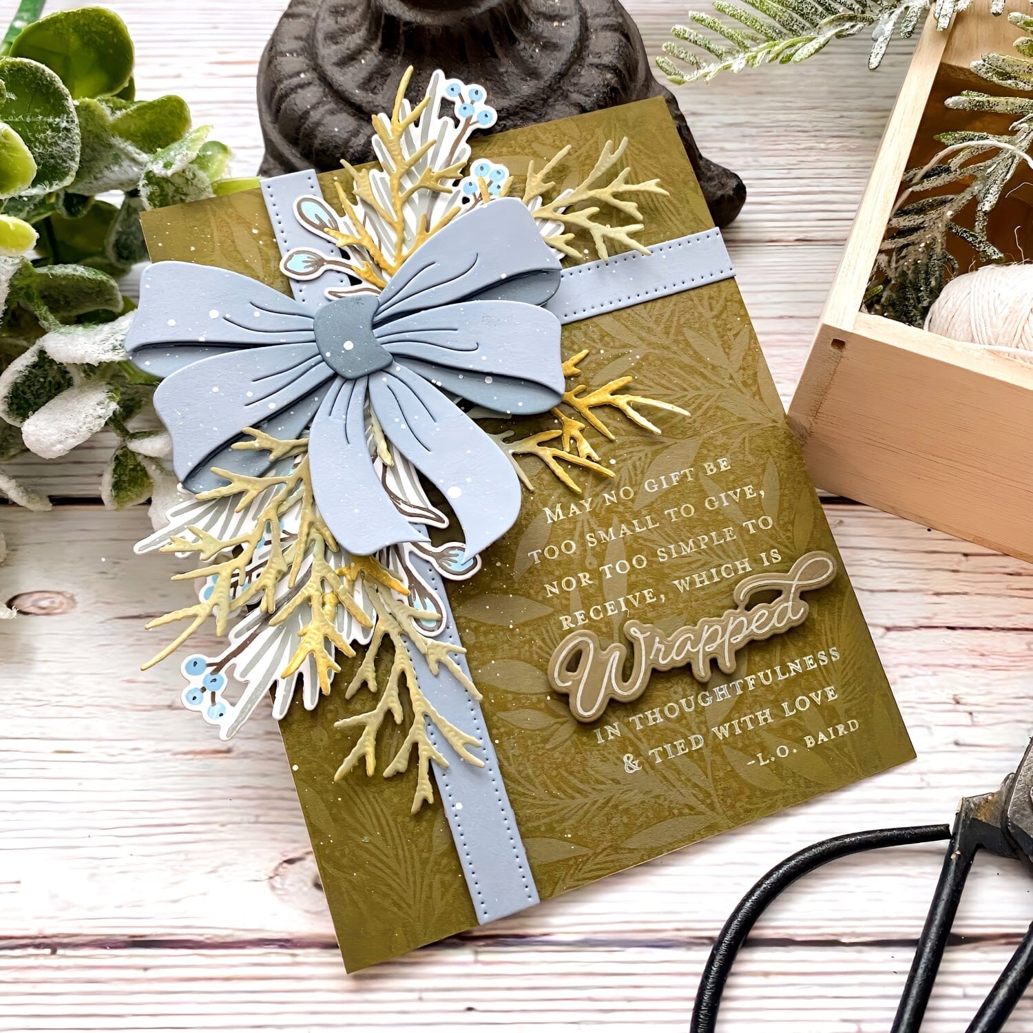 Wrapped Stamp Wrapped in Love Stamp Set – The Greetery