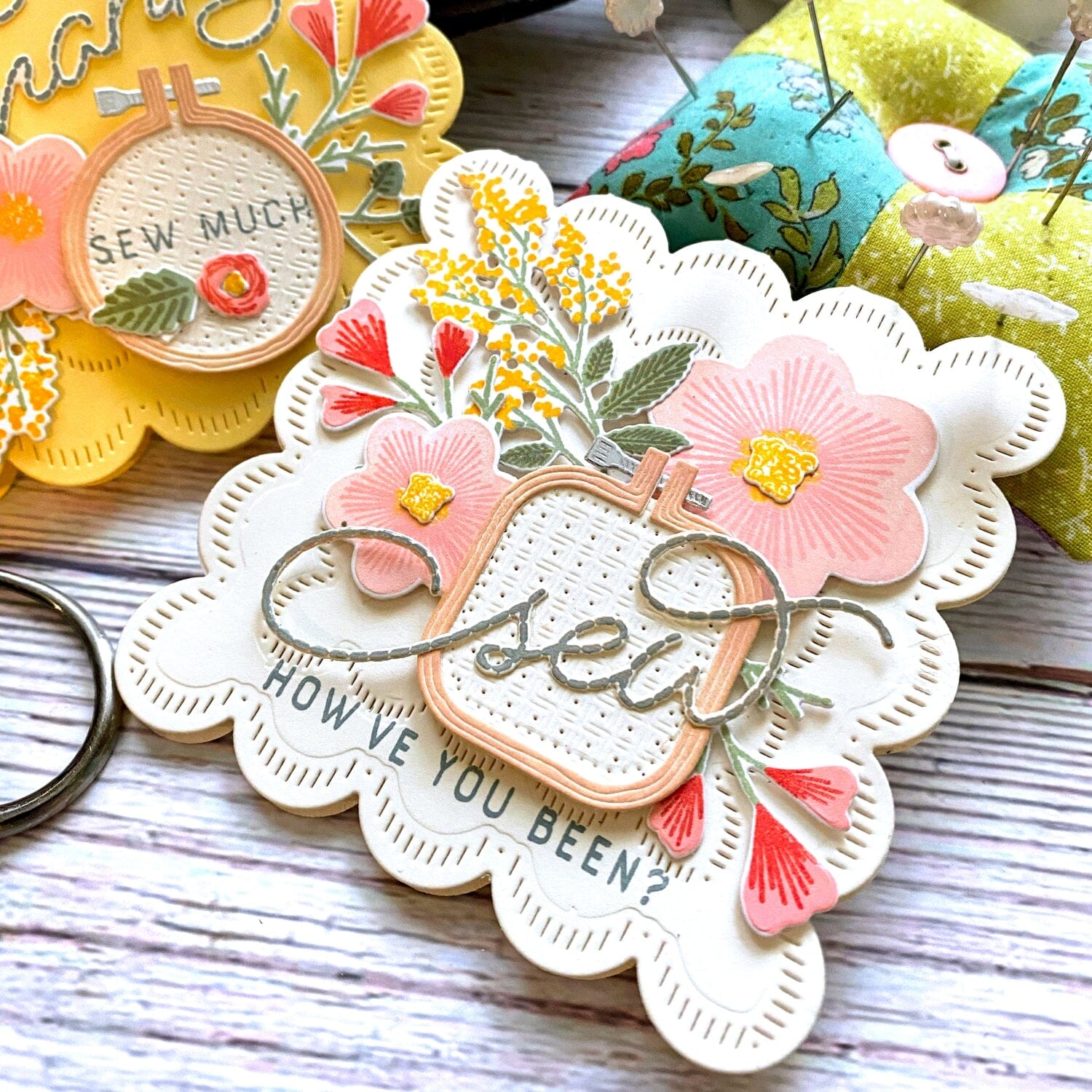 Sentiment Stamps Stitched Sentiments Stamp Set – The Greetery