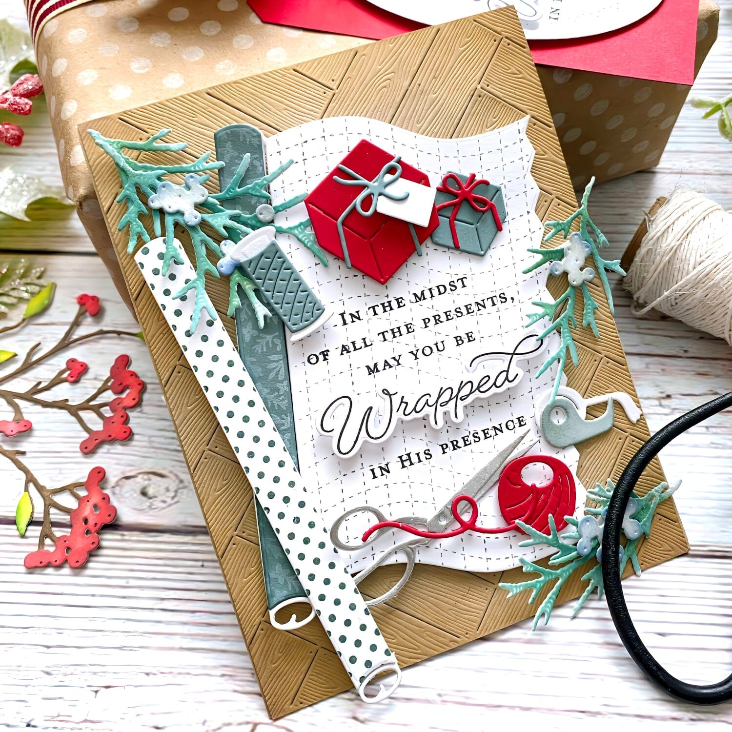 Wrapped Stamp Wrapped in Love Stamp Set – The Greetery