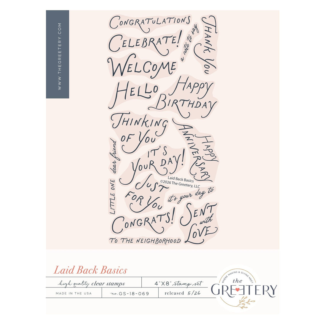 Laid Back Basics Stamp Set