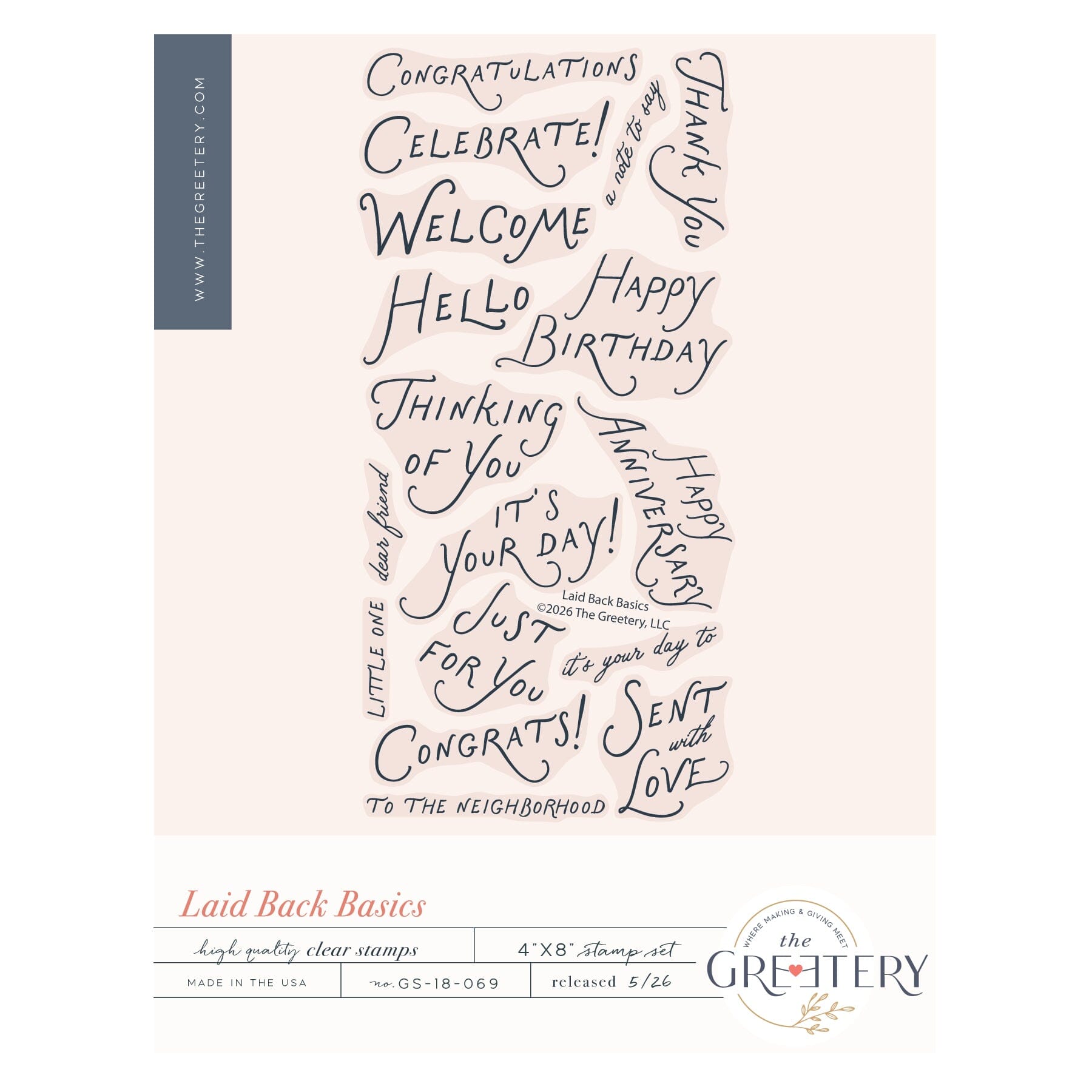 Laid Back Basics Stamp Set