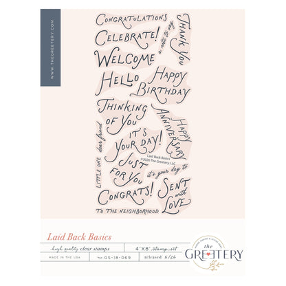 Laid Back Basics Stamp Set