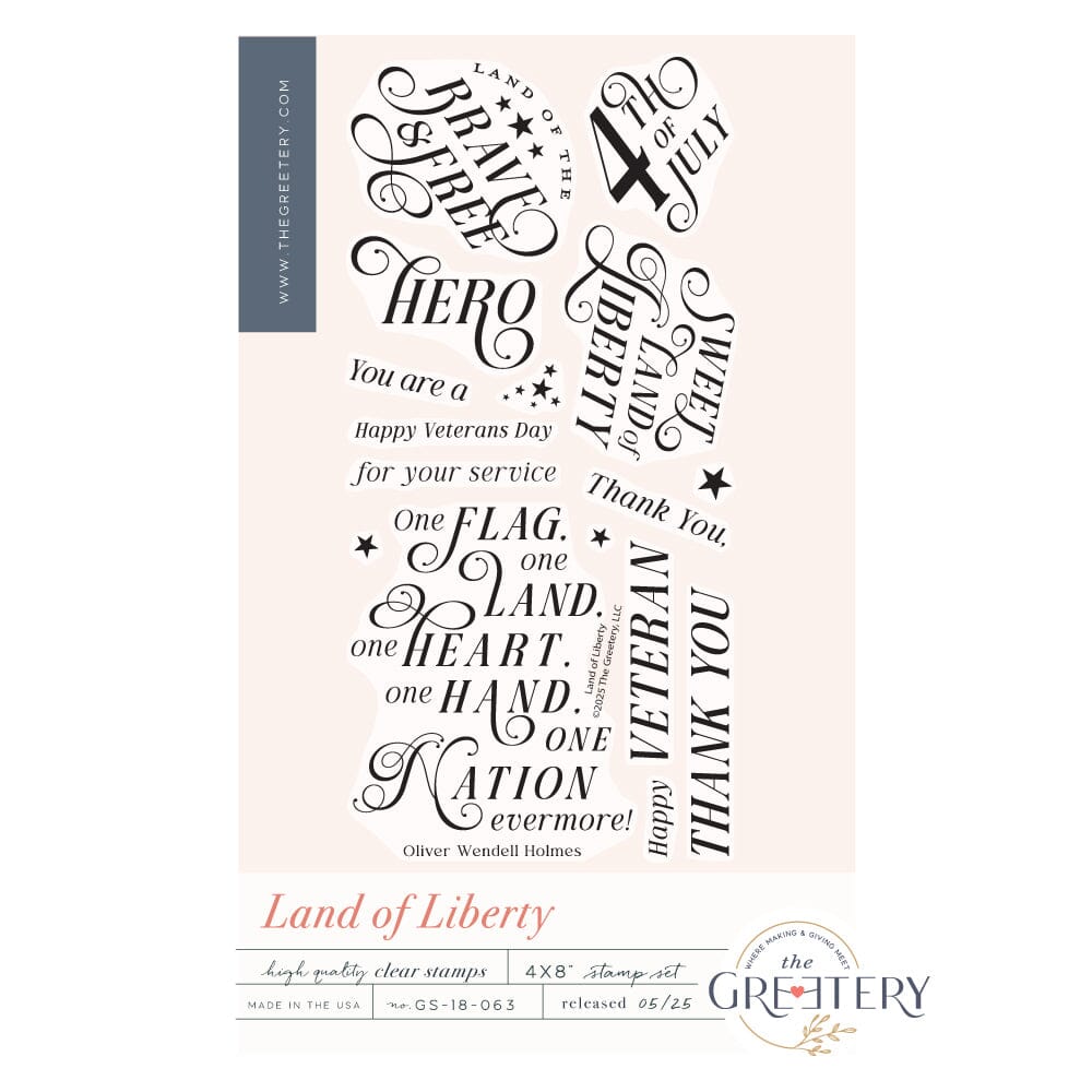 Land of Liberty Stamp Set